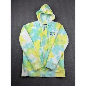 NFL Team Apparel Dallas Cowboys Tie-Dye Full-Zip Hoodie Jacket Women's Sz Medium